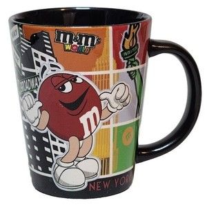M&Ms World New York Coffee Mug 2013 Subway Times Square  Collectible Replacement